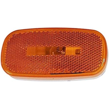 Peterson Incandescent Oblong 407 Length x 204 Width x 109 Height Amber Lens Single V108WA